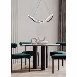 Lampa wisząca ERDA 19600P-BK - czarny