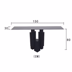 Konsola MODIG 150 cm - czarny