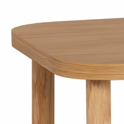 Stolik kawowy z półką BANBURY 150x50 - dąb