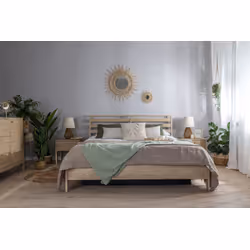 Łóżko z pojemnikiem COZY CZ-02 180x200 - dąb olejowany