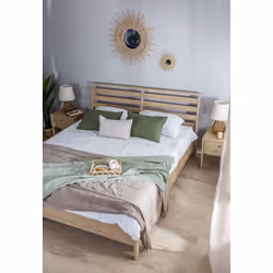 Łóżko z pojemnikiem COZY CZ-02 180x200 - dąb olejowany