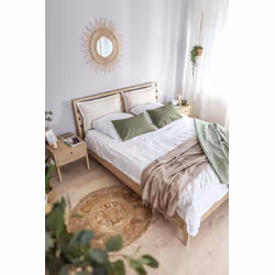 Łóżko z pojemnikiem COZY CZ-02 180x200 - dąb olejowany
