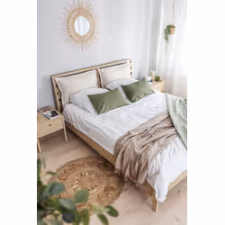Zagłówek do łóżka COZY 160 CZ-06 - beżowy