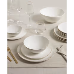 Talerz obiadowy porcelanowy biały 27 cm
