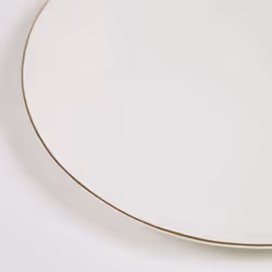 Talerz obiadowy porcelanowy biały 27 cm
