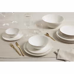 Talerz obiadowy porcelanowy biały 27 cm