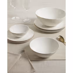 Talerz obiadowy porcelanowy biały 27 cm