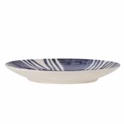 Talerz ręcznie malowany SHAMA 27 cm - niebieski