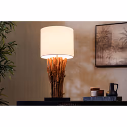 Lampa stołowa EUPHORIA - biały/naturalny
