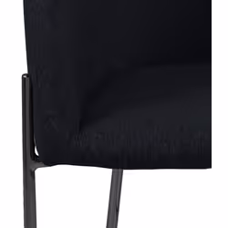 Krzesło z podłokietnikami Nelson 57x76 cm czarne