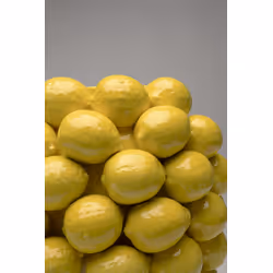Wazon z porcelany LEMON JUICE 40 cm - żółty