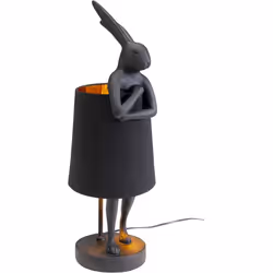 Lampa stołowa ANIMAL RABBIT 50 - czarny mat