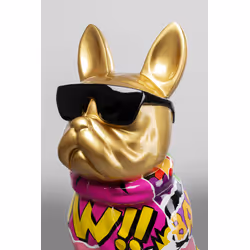 Figurka GRAFFITI DOG 49 cm - wielokolorowy