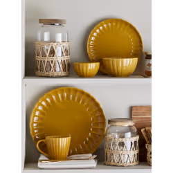 Talerz ceramiczny LATINA 20 - żółty