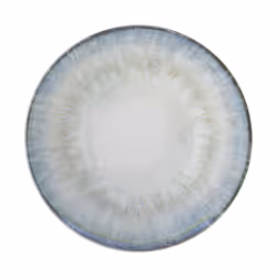 Miska ceramiczna CALEN 17 - biały/niebieski
