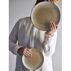 Talerz ceramiczny PAULA 20 - beżowy