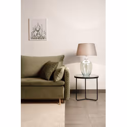 Sofa rozkładana welurowa LUNA