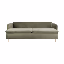 Sofa rozkładana welurowa LUNA - tkanina Magic Deluxe 2243/P300