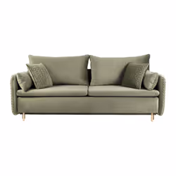 Sofa rozkładana welurowa LUNA - tkanina Magic Deluxe 2243/P300