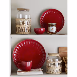 Talerz ceramiczny LATINA 27 - czerwony