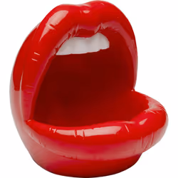 Figurka dekoracyjna LIPS - czerwony
