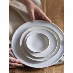 Talerz ceramiczny ADDISON 20 - biały