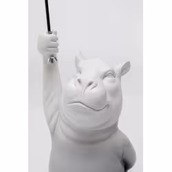 Figurka dekoracyjna BALLOON HIPPO 69 - czerwony