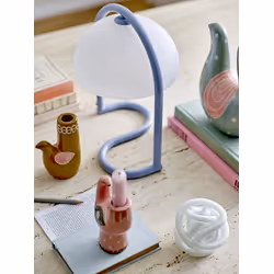 Favour Table lamp, Blue, Acrylic D24,5xH29,5 cm