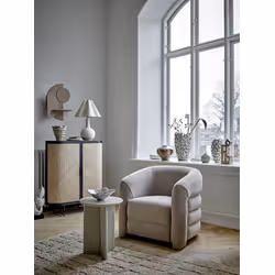 Heide Table lamp, White, Stoneware D42xH60 cm
