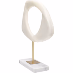 Figurka dekoracyjna SOFT SHAPE 31x33 - beżowy