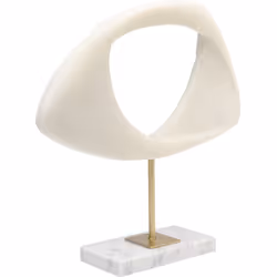 Figurka dekoracyjna SOFT SHAPE 31x33 - beżowy