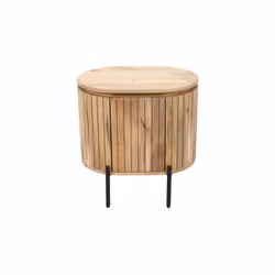 Szafka nocna drewniana HS-10L-MN lewa - mango naturalne