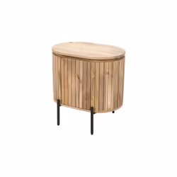 Szafka nocna drewniana HS-10L-MN lewa - mango naturalne