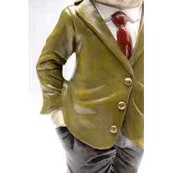 Figurka dekoracyjna GENTLEMAN DOG - wielokolorowy