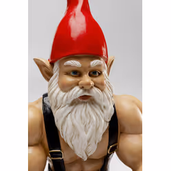 Figurka dekoracyjna GNOME MUSCLE 48 cm - wielokolorowy