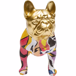 Figurka dekoracyjna GRAFFITI DOG 15 cm - wielokolorowy