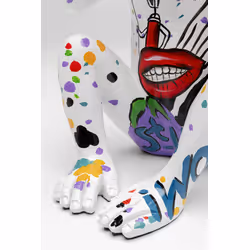 Figurka dekoracyjna GRAFFITI MONKEY 40 cm - wielokolorowy