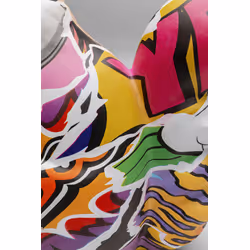 Figurka dekoracyjna GRAFFITI SQUIRREL 22 cm - wielokolorowy