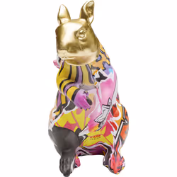Figurka dekoracyjna GRAFFITI SQUIRREL 22 cm - wielokolorowy