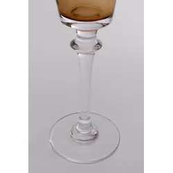 Kieliszek do szampana MIMI AMBER 24 cm - transparentny/brązowy