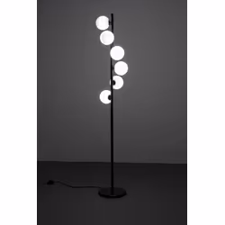 Lampa podłogowa SCALA BALLS - biały/czarny