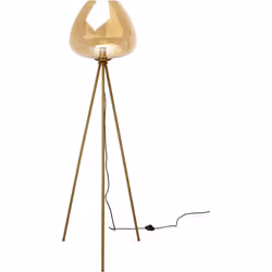 Lampa podłogowa SPHERE AMBER - złoty