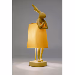 Lampa stołowa ANIMAL RABBIT 50 - kremowy/brzoskwiniowy