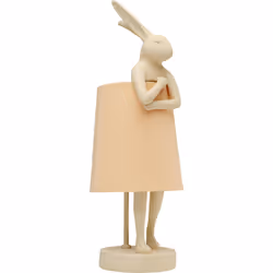 Lampa stołowa ANIMAL RABBIT 50 - kremowy/brzoskwiniowy