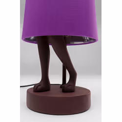 Lampa stołowa ANIMAL RABBIT 50 - ciemny czerwony/fioletowy