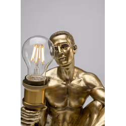 Lampa stołowa NUDE MAN SIT - złoty