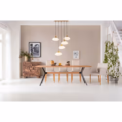Lampa wisząca GOCCE - biały/złoty