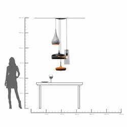 Lampa wisząca MELANGE - wielokolorowy