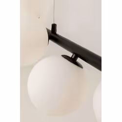 Lampa wisząca SCALA BALLS Milky - czarny