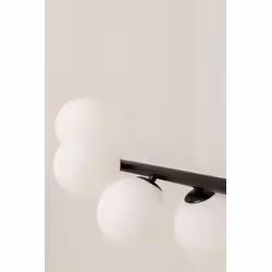 Lampa wisząca SCALA BALLS Milky - czarny